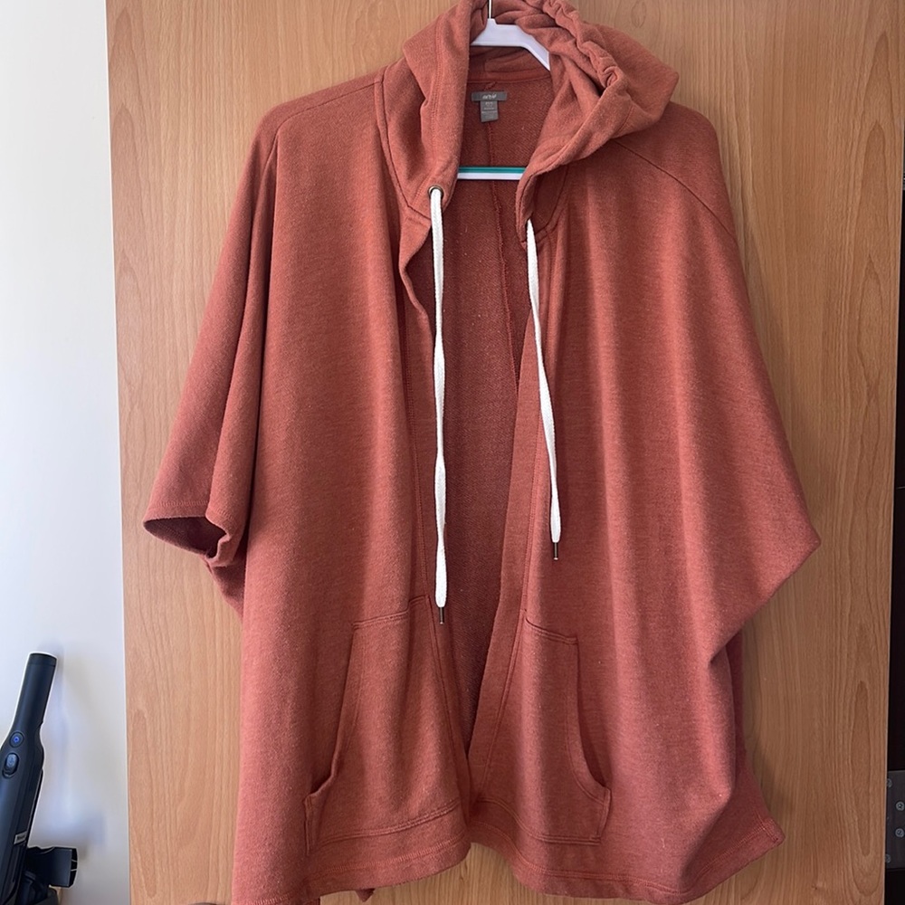 Aerie hooded short sleeve